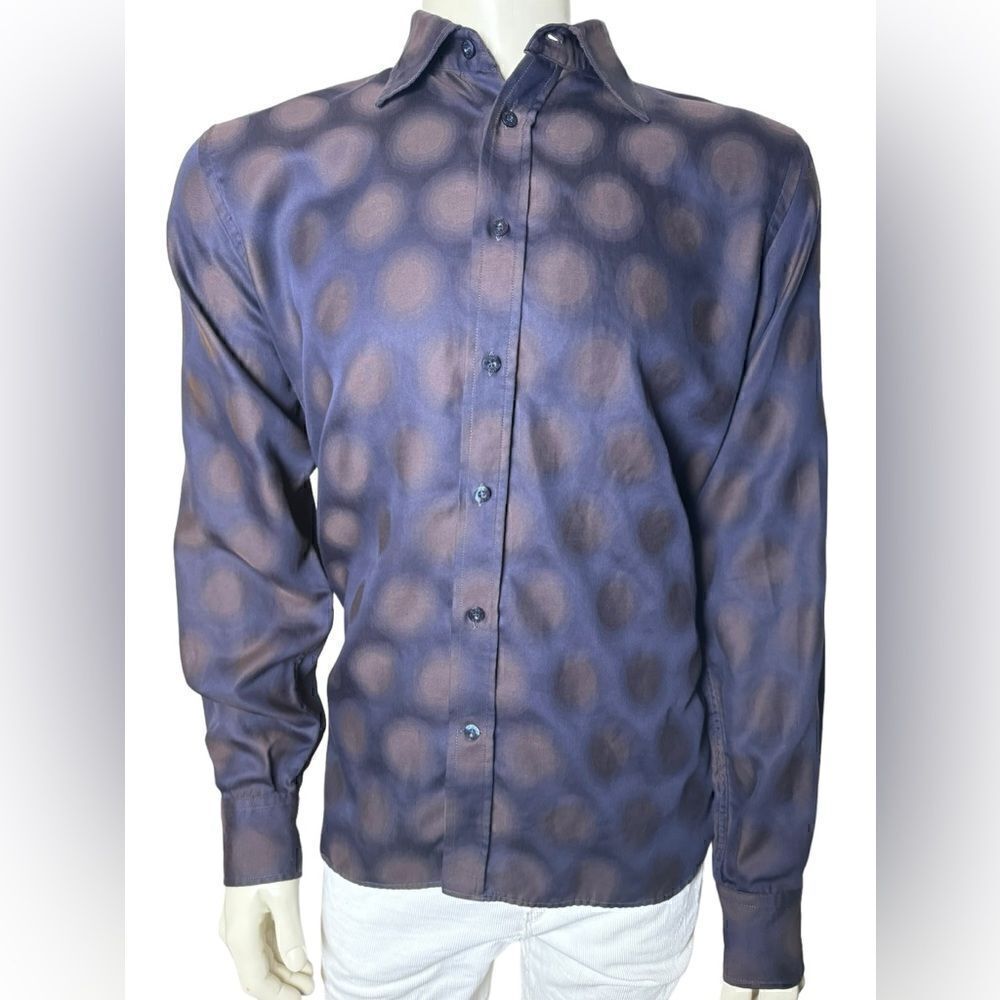 Nigel Hall Men’s Long Sleeved Casual Dress Shirt Great Condition Size Medium